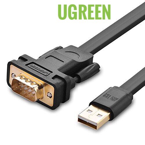 Cáp Usb To Com (Rs232) Dài 2M Cáp Dẹt Ugreen 20218
