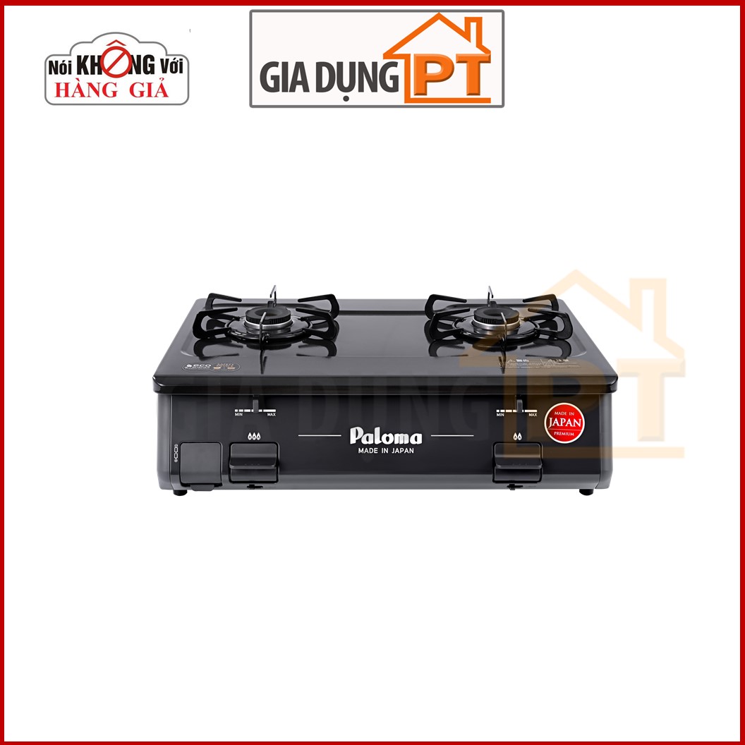 Bếp gas dương cao cấp để bàn Paloma PA-J61PE, sản xuất và nhập khẩu nguyên chiếc từ Nhật Bản, mẫu mới nhất 2021