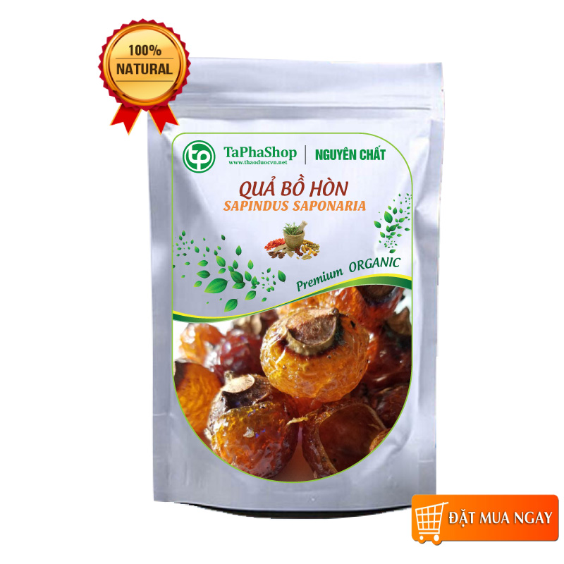 Bồ hòn khô tách hạt 100g, Quả bồ hòn khô tách hạt - tấn phát