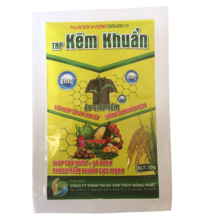Phân bón lá vi lượng KẼM KHUẨN cung cấp trung vi lượng giúp cây khỏe lá xanh kháng bệnh và nấm | Vạn Tín Store