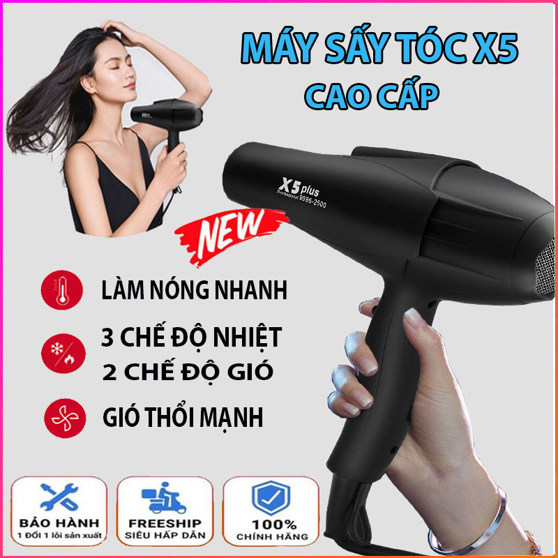 Máy Sấy tóc cầm tay x5 cao cấp, máy sấy tóc mini cầm tay đa năng, bộ dụng cụ mấy sấy tóc 2 chiều nóng lạnh chính hãng, máy sấy tóc công suất 2500W, với 3 chế độ nhiệt, máy sấy tóc dùng cho gia đình, Hair Salon