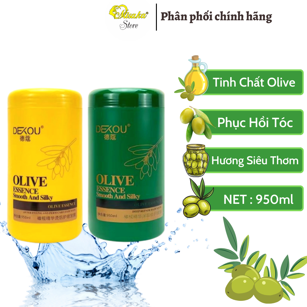 Kem ủ tóc Olive 950ml - Misaka_store