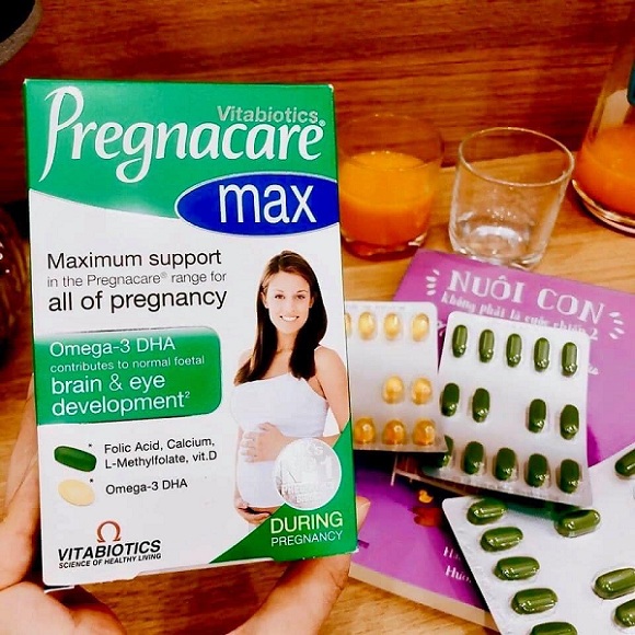 VIÊN UỐNG VITAMIN TỔNG HỢP CHO BÀ BẦU PREGNACARE MAX 84 VIÊN CHÍNH HÃNG