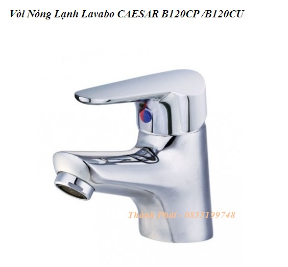 CAESAR - Vòi Nóng Lạnh Lavabo CAESAR B120CP - B120Cu, chính hãng