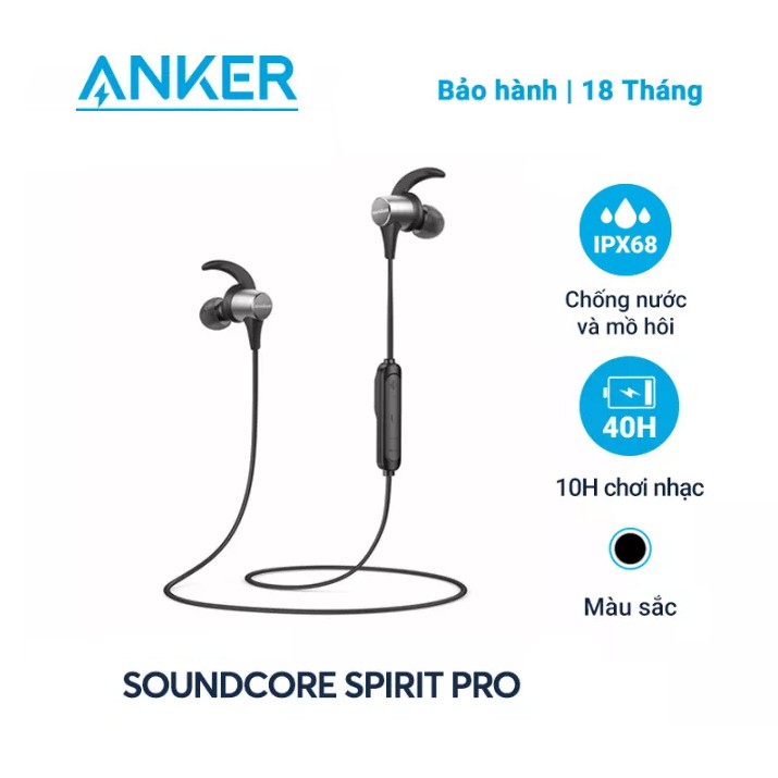 Tai nghe bluetooth anker a3402 soundcore spirit pro
