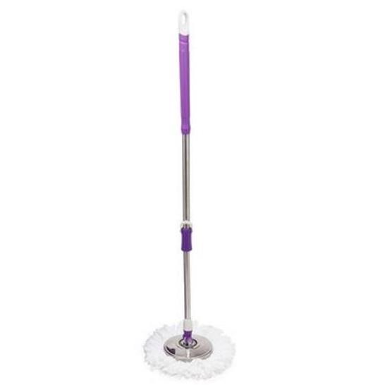 ♈ Cây lau nhàđộ inox lớn 22-25mmPP4 mâm inoxcấp ( khóa chữ U - đã kèm bông lau )