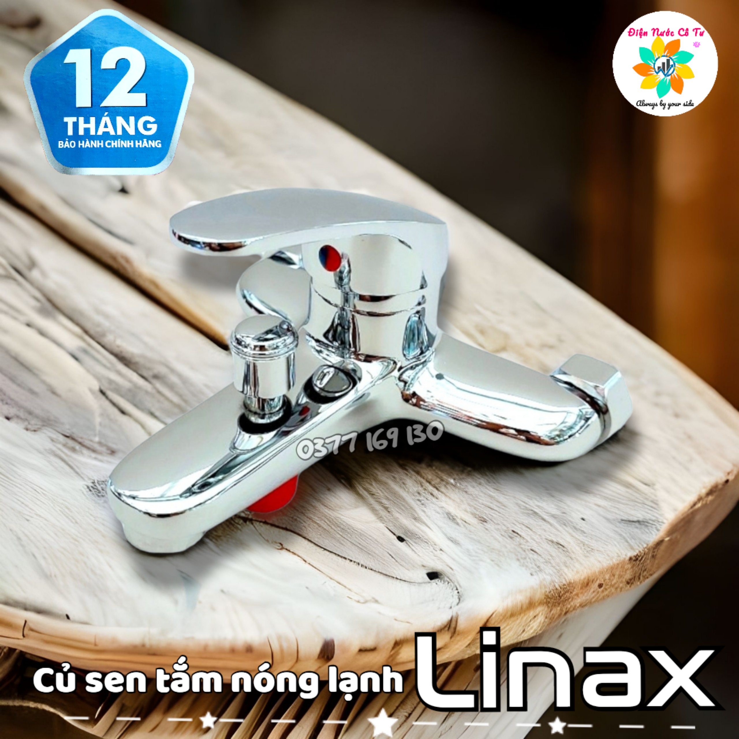 Củ sen tắm nóng lạnh cao cấp Linax
