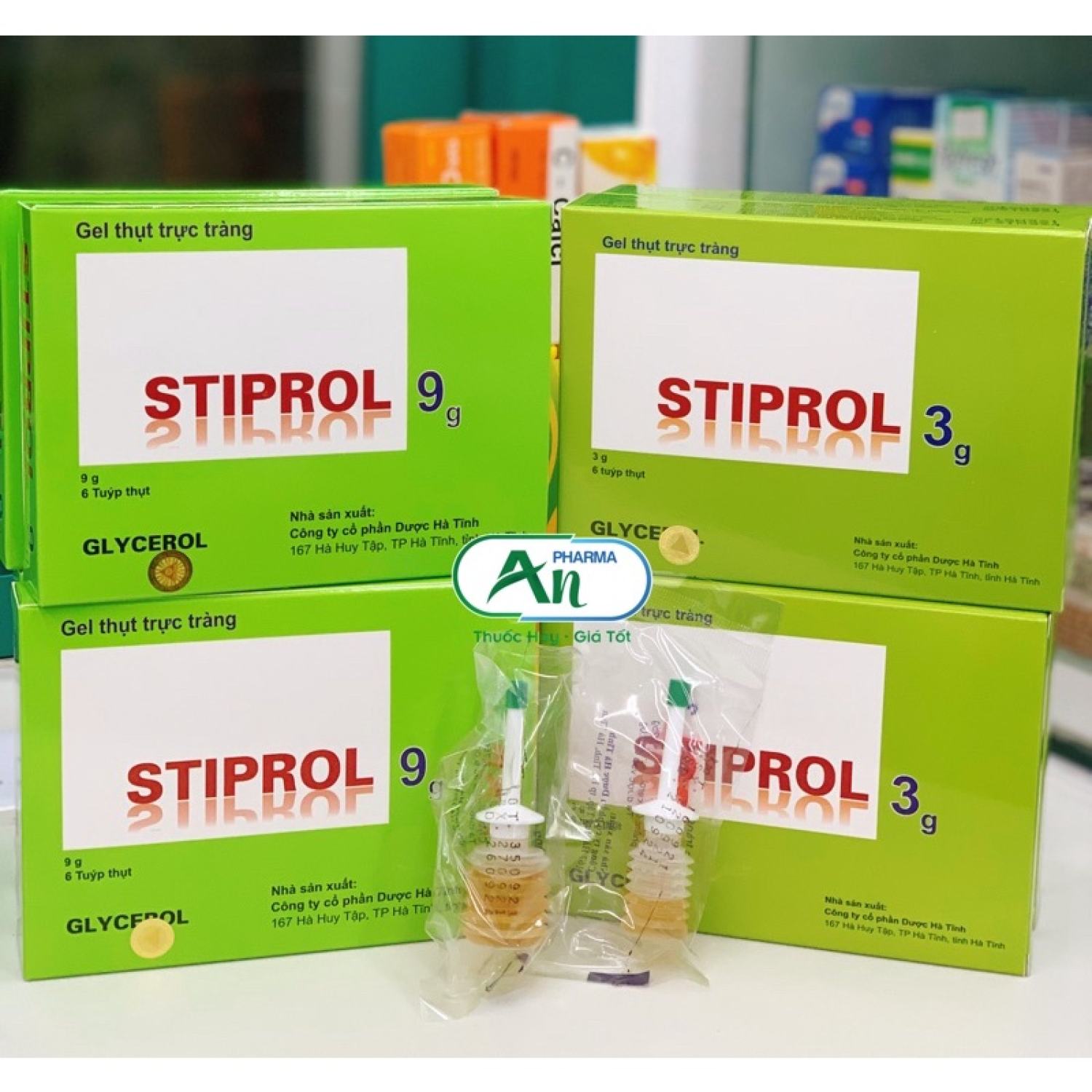 Ống Bơm trực tràng giảm táo bón Stiprol - 1 ống