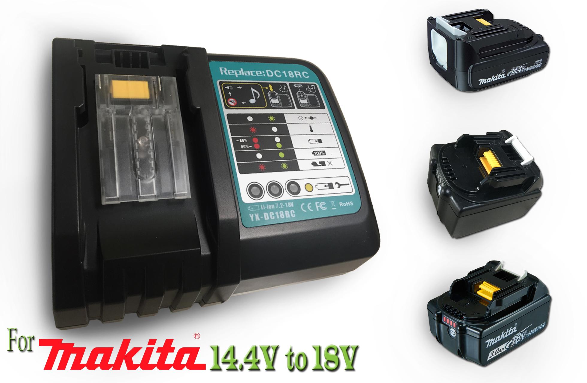 Sạc Pin Makita 14.4V Đến 18V Thay Thế Sạc Zin