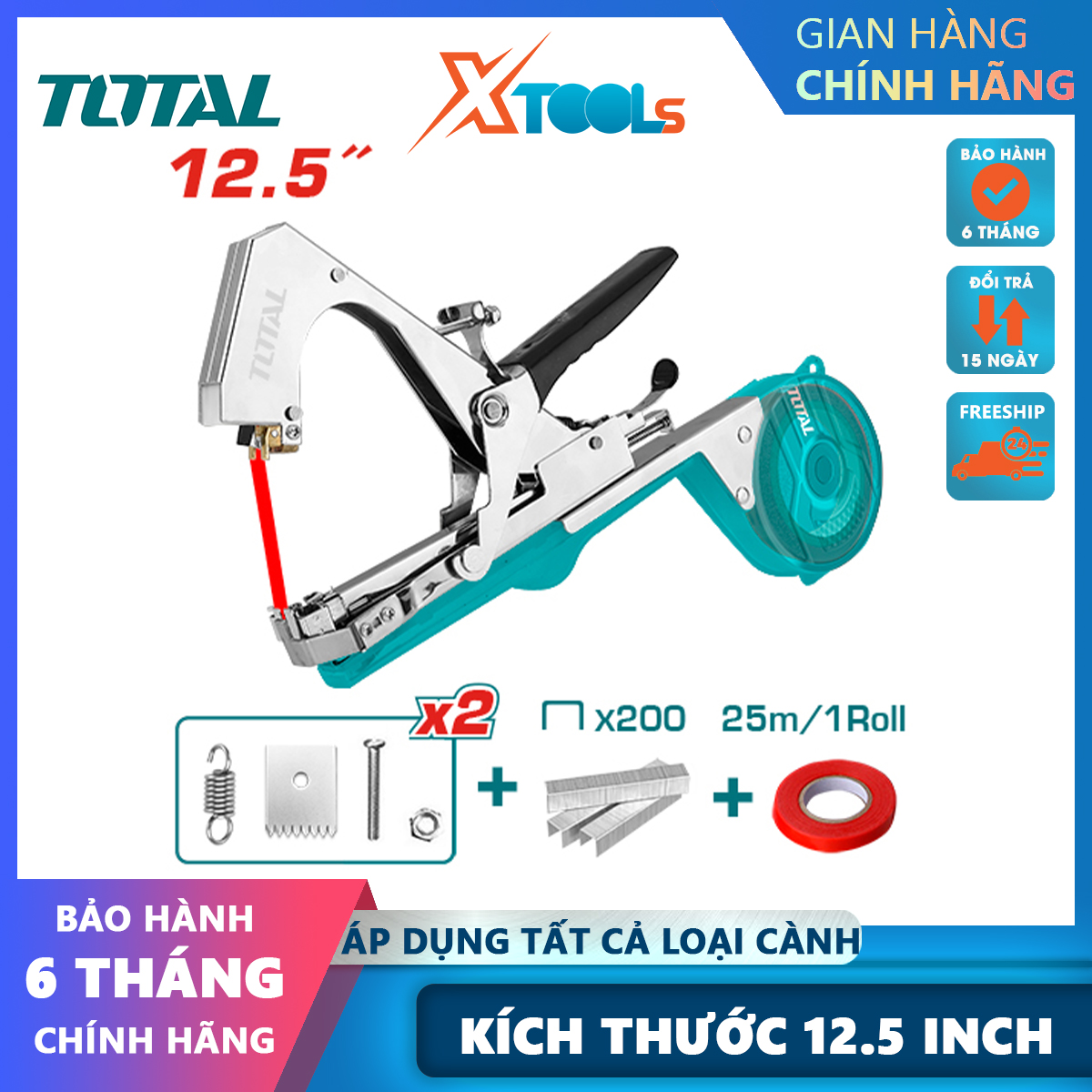 Dụng cụ buộc dây đai cầm tay TOTAL