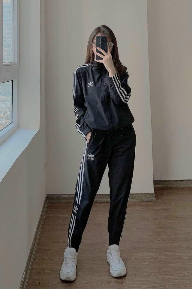 Sét bộ thể thao nữ- bộ quần áo thể thao adidas hàng vnxk xịn
