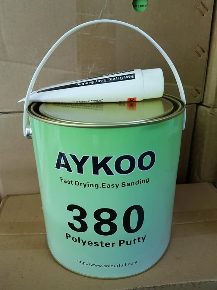 Matit Bả Aykoo 380 4kg trét đắp lon bột bả nền, dùng cho ô tô, xây dựng, gỗ, gốm, kim loại SONQUANGPHU422