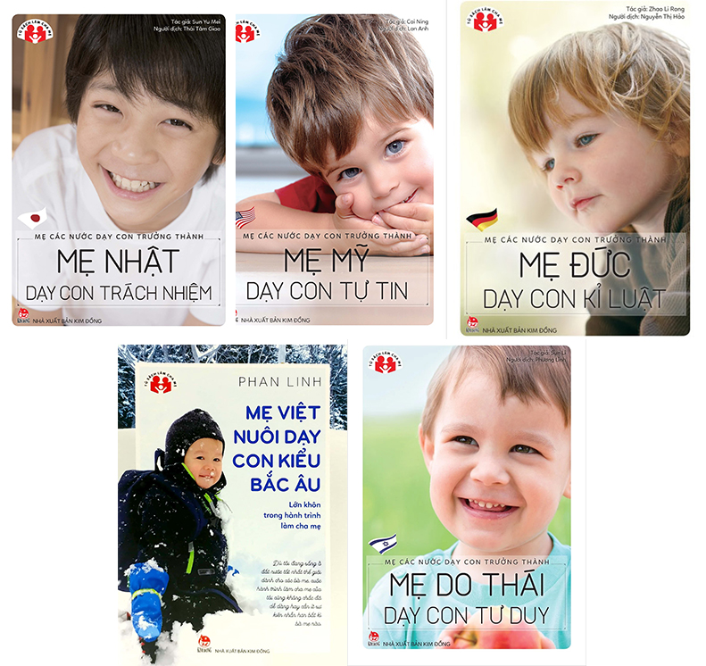 Combo 5 cuốn Mẹ các nước dạy con trưởng thành