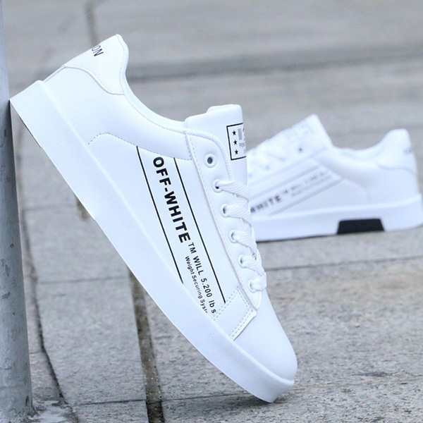 Giày nam thể thao sneaker HERO'S trắng đẹp cổ cao cho học sinh đi học đi làm cao cấp Mã WHT