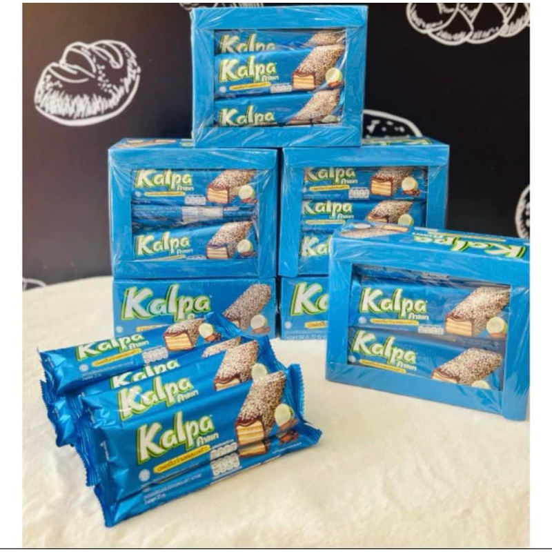 Bánh xốp socola mayora vị dừa kalpa hộp 264g