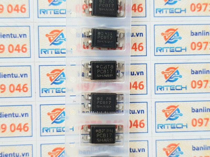 Combo 10 con el817c, pc817, pc817c, pc 817 opto driver sop-4 hàng nhập khẩu