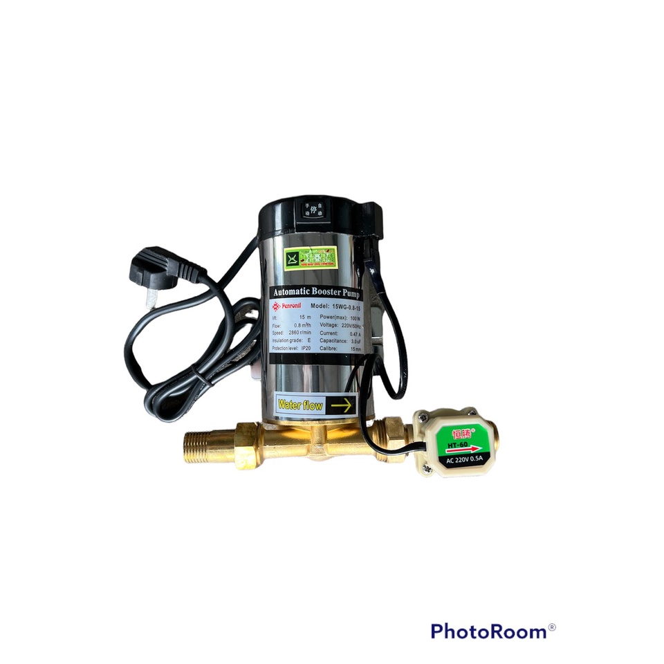 Máy bơm tăng áp cho máy giặt, dàn máy bình nước nóng lạnh, tưới cây vòi nước gia đình 100W 150W Rờ le tự ngắt - Dây đồng