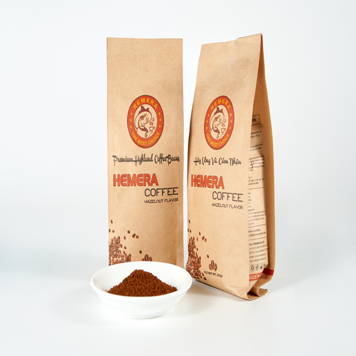 Cà Phê Rang Xay Hazelnut Hemera