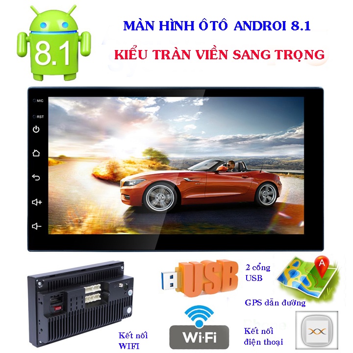 [Hỗ trợ lắp đặt Hà Nội] Màn hình dvd ô tô lắp sim 4G có TIẾNG VIỆT, hệ Android 9.1, xem GPS chỉ đường, thu phát WIFI, Phụ tùng ô tô đẳng cấp lắp chung nhiều dòng xe, Đầu mp5 ô tô,dau dvd oto,Do choi xe hoi,