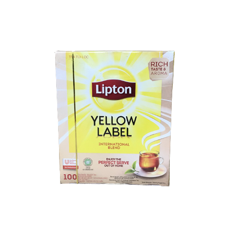 Trà Lipton Nhãn Vàng - 100 Gói