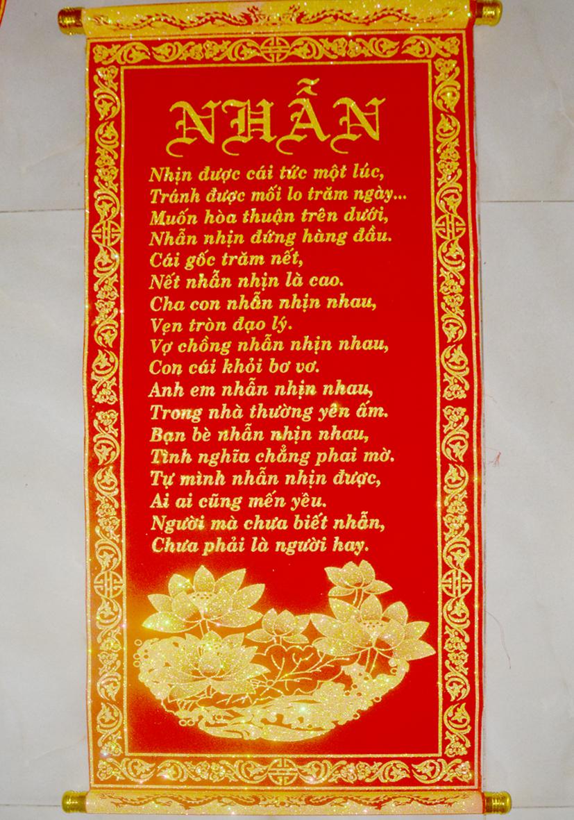 [HCM]Liễn Nhung Đỏ Kim Tuyến trang trí-Nhẫn Đức Phúc Hiếu-Nhiều mẫu