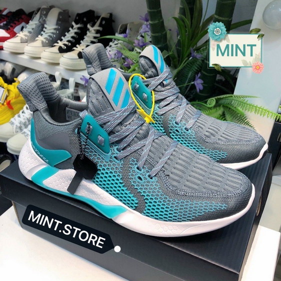 Giày thể thao sneaker alphabounce 2020 instinct xám xanh