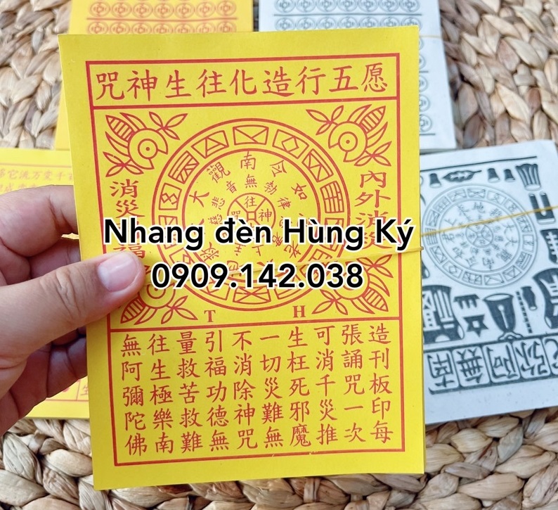 01 xấp giấy t.i.ề.n vãng sanh đẹp