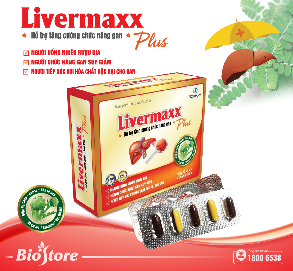 Viên uống bổ gan Livermaxx Plus