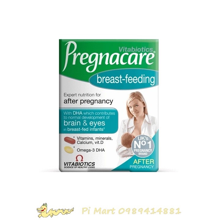 Vitamin lợi sữa cho mẹ nuôi con bú Pregnacare Breast feeding 84 viên