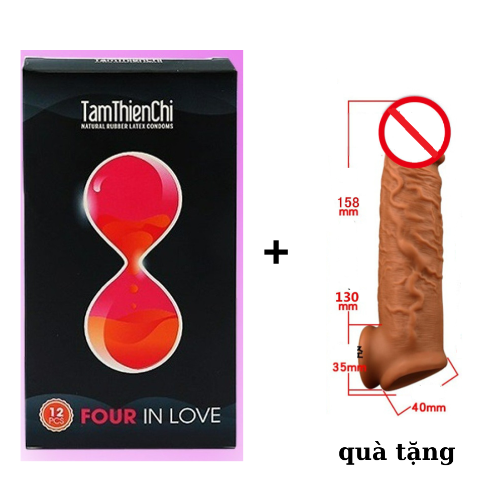 mua 1 tặng 1 ) 1 chiếc bao cao su TTC + tặng kèm bao kiểu dáng chống tuột