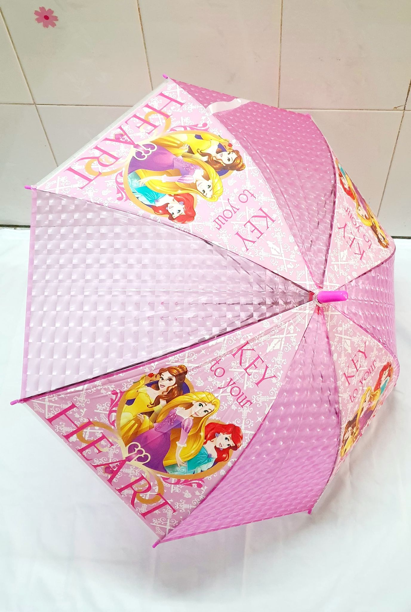 [HCM]Dù che mưa nắng cho bé hoạ tiết hoạt hình  3D  dễ thương ( giao màu và hình ngẫu nhiên )