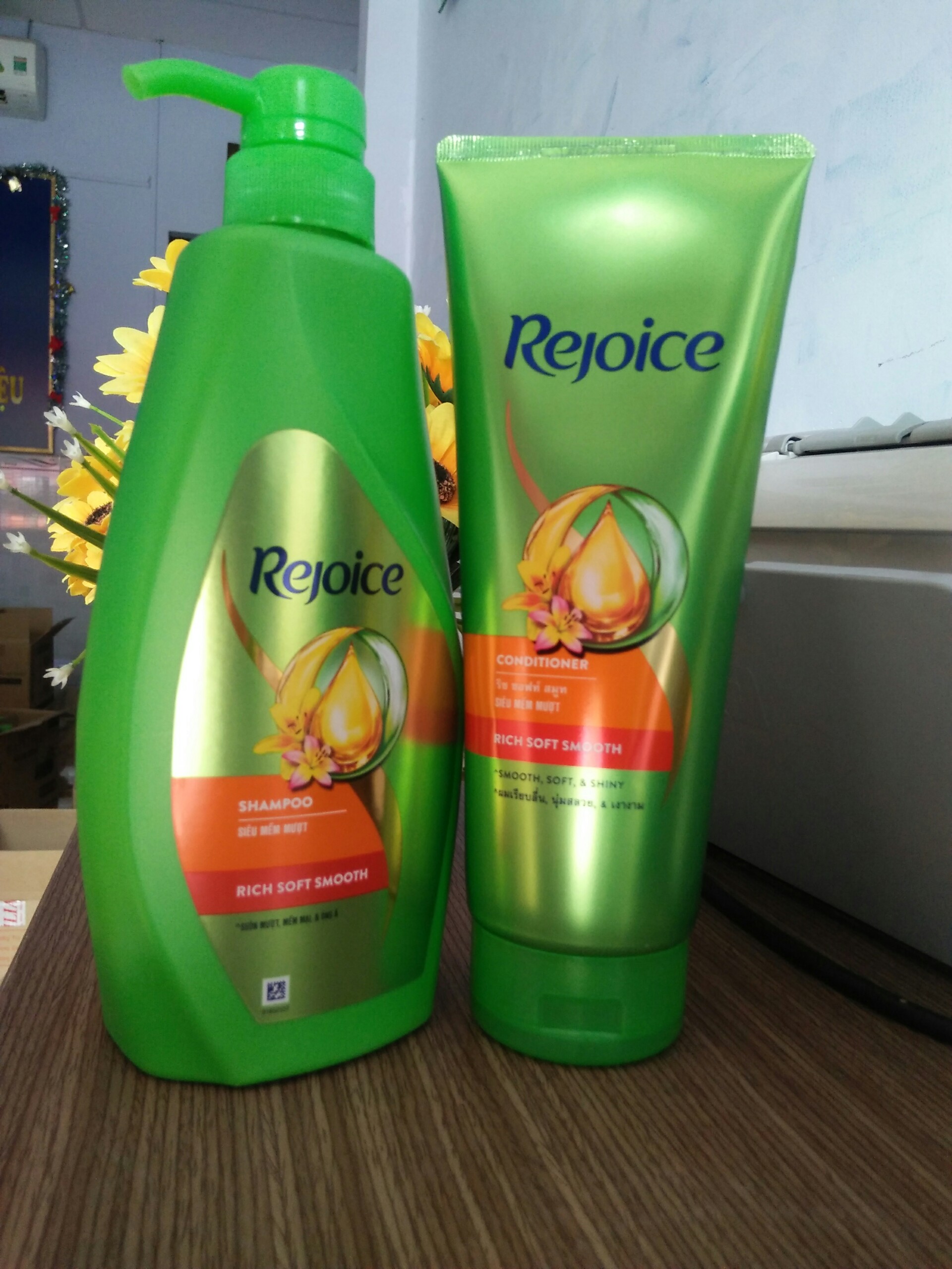 Combo dầu gội Rejoice 650g +dầu xả Rejoice 320ml