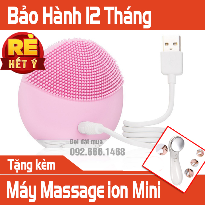 Máy Rửa Massage Mặt Forever luna Tặng kèm massage ion mini