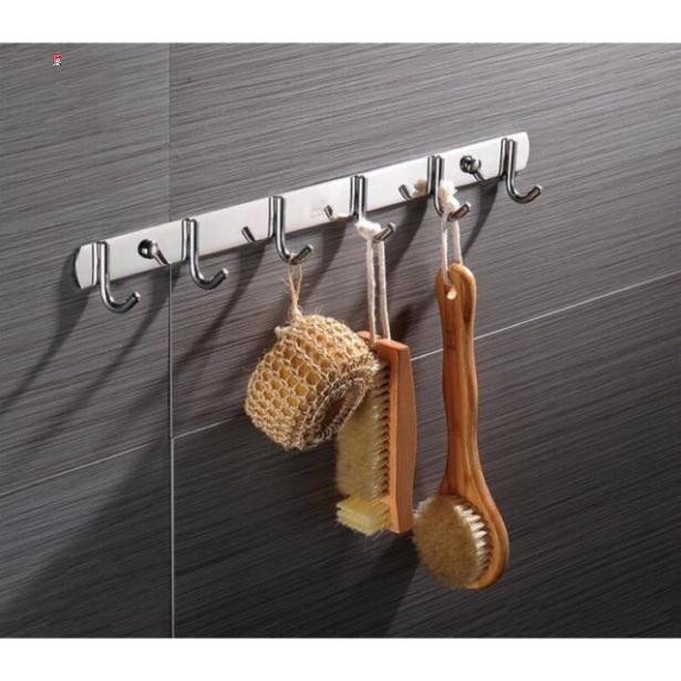 Móc treo quần áo chi an inox 304 - 5 móc và 7 móc