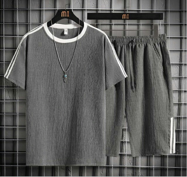 Bộ đũi nam cao cấp vải đũi mềm mát kiểu dáng nam tính phong cách trẻ trung năng động