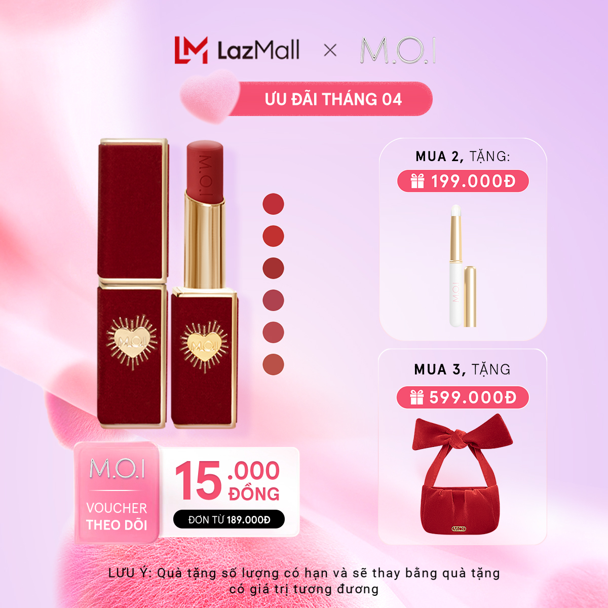 Son lì cao cấp Queen Of Rose Phiên bản giới hạn