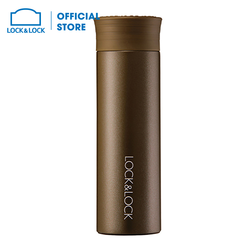 [CƠ HỘI CUỐI] Bình giữ nhiệt Lock & Lock Fruit 400ml LHC4110B (Nâu)