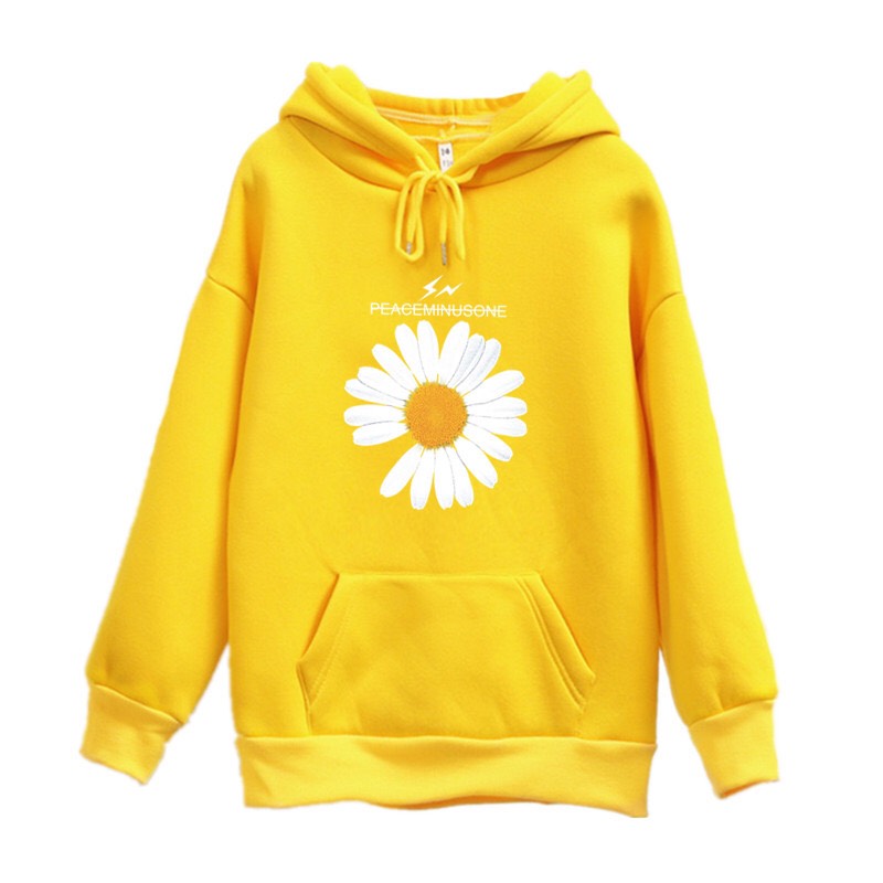 [HCM]Áo khoác hoodie nam nữ in hình BÔNG CÚC siêu xinh  siêu hót  chất nỉ bông cao cấp ẫu mới tại MIN FASHION