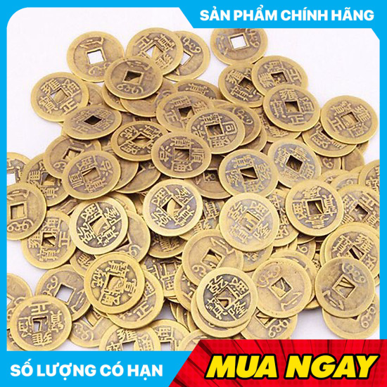 Đồng xu phong thuỷ ngũ đế , Đồng xu may mắn - chiêu tài, may mắn, bình an