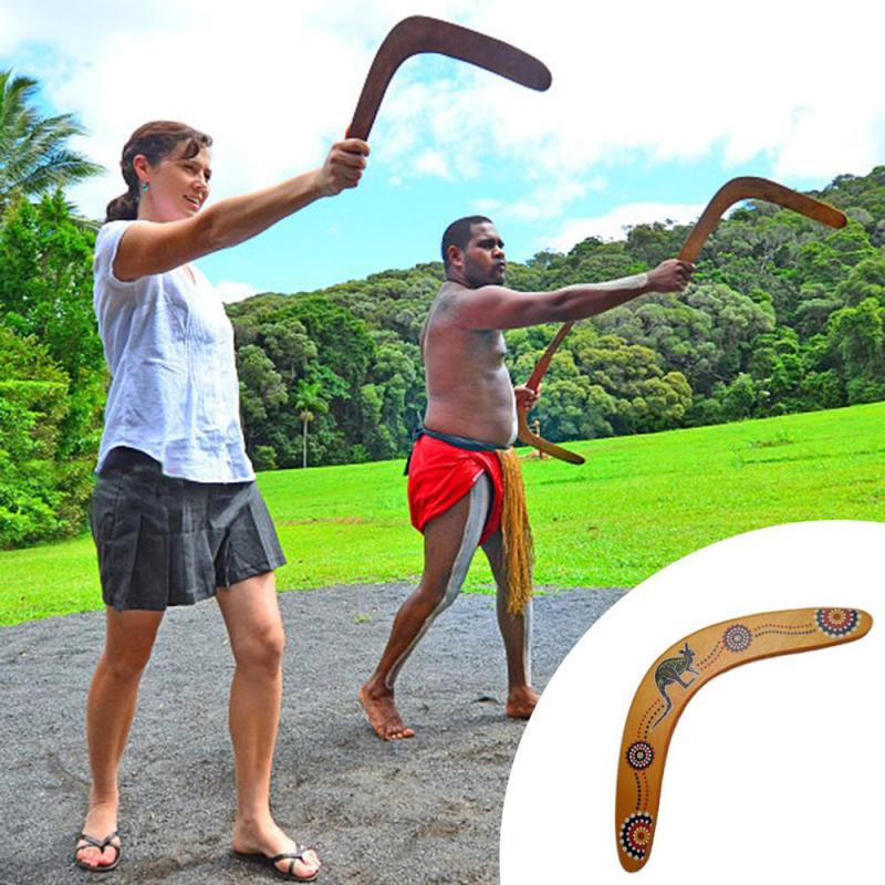 Hình chữ V trẻ em Boomerang Đồ chơi bằng gỗ chuyên nghiệp Boomerang phi