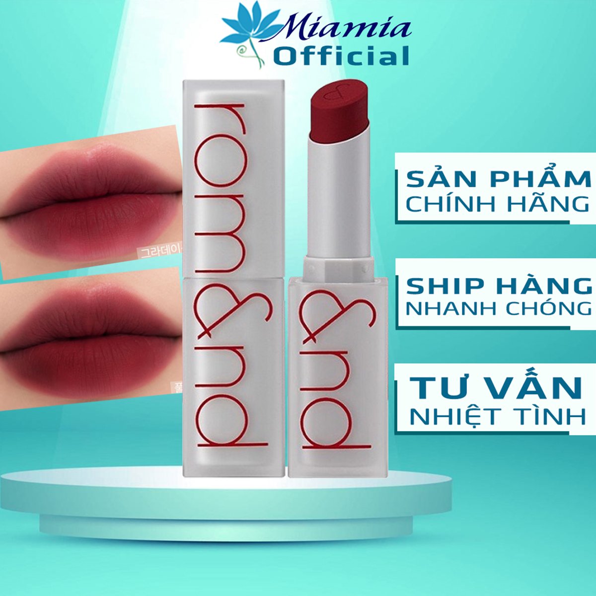 Son Thỏi Romand Zero 15 MidNight Đỏ Mận Son Romand Zero Matte Lipstick Lì Mịn [CHECK HIDDEN TAG]