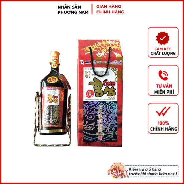 Tinh Chất Hồng Sâm Hàn Quốc Kanghwa Chai 3000ml (6Year Root Korea Red Ginseng Extract)