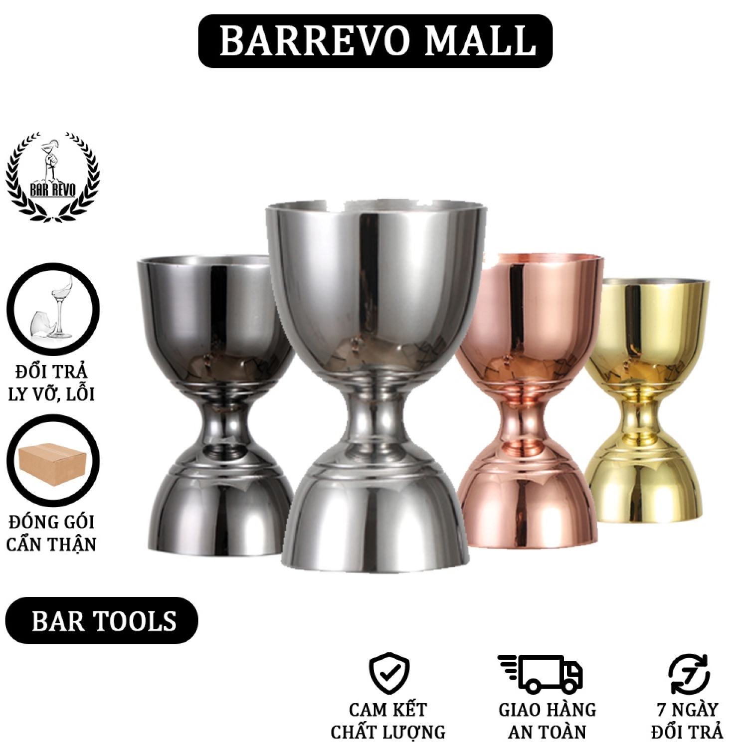 Bell Jigger - Dụng cụ bartender