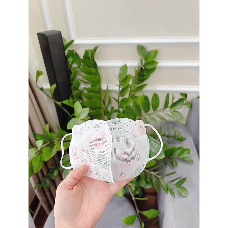 HỘP 50C KHẨU TRANG MẦM TRỒI LÁ - KHÁNG KHUẨN GIỌT BẮN CHO BÉ