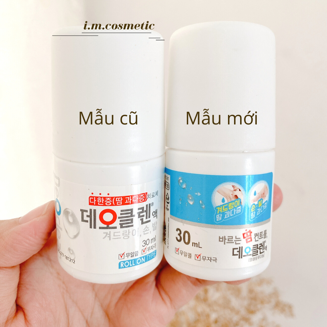 Lăn nách khử mùi hoàn hảo Deoclean- Deodorant Roll on 30ml