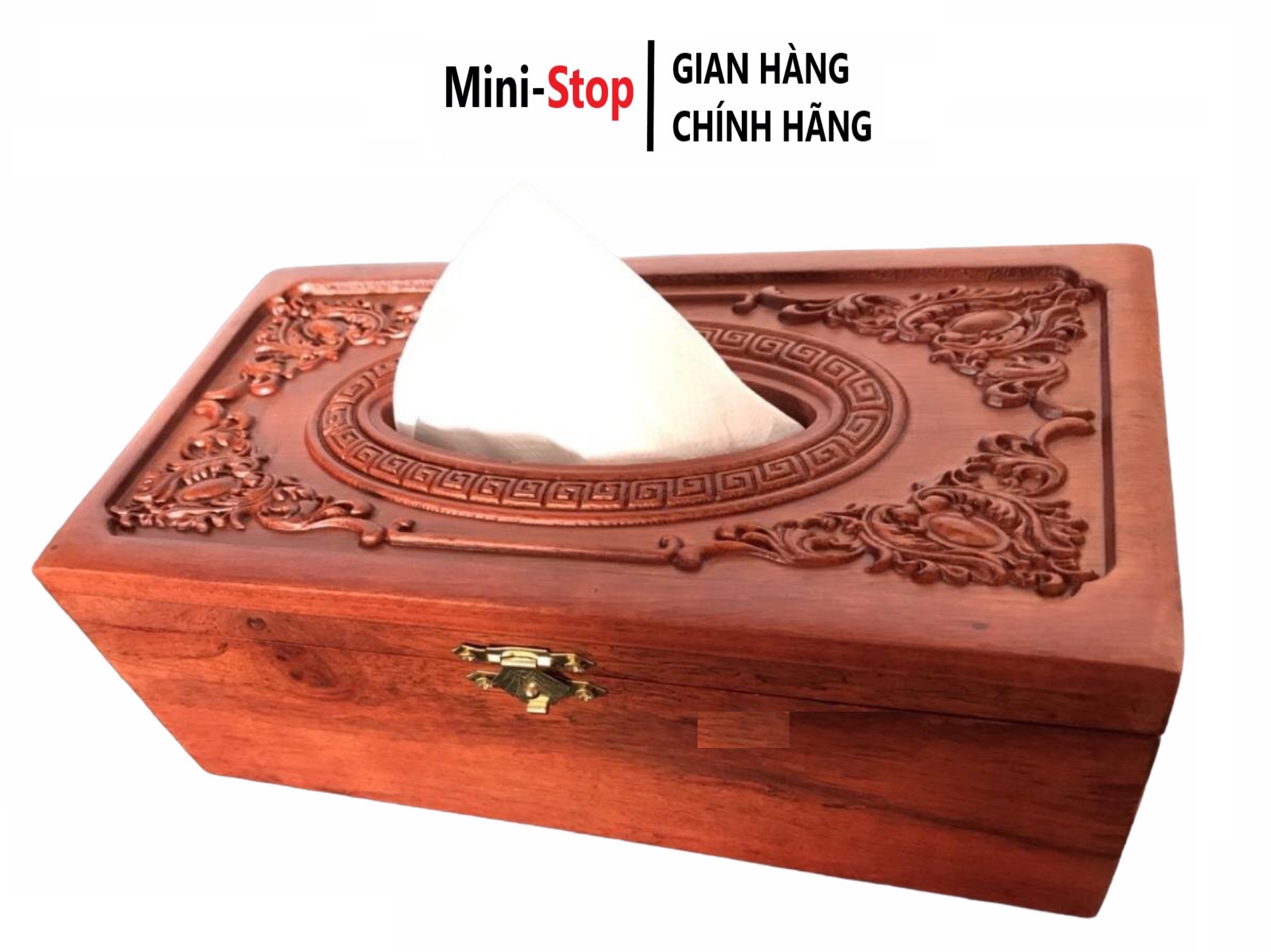 Hộp đựng khăn giấy gôc hương trạm cao cấp