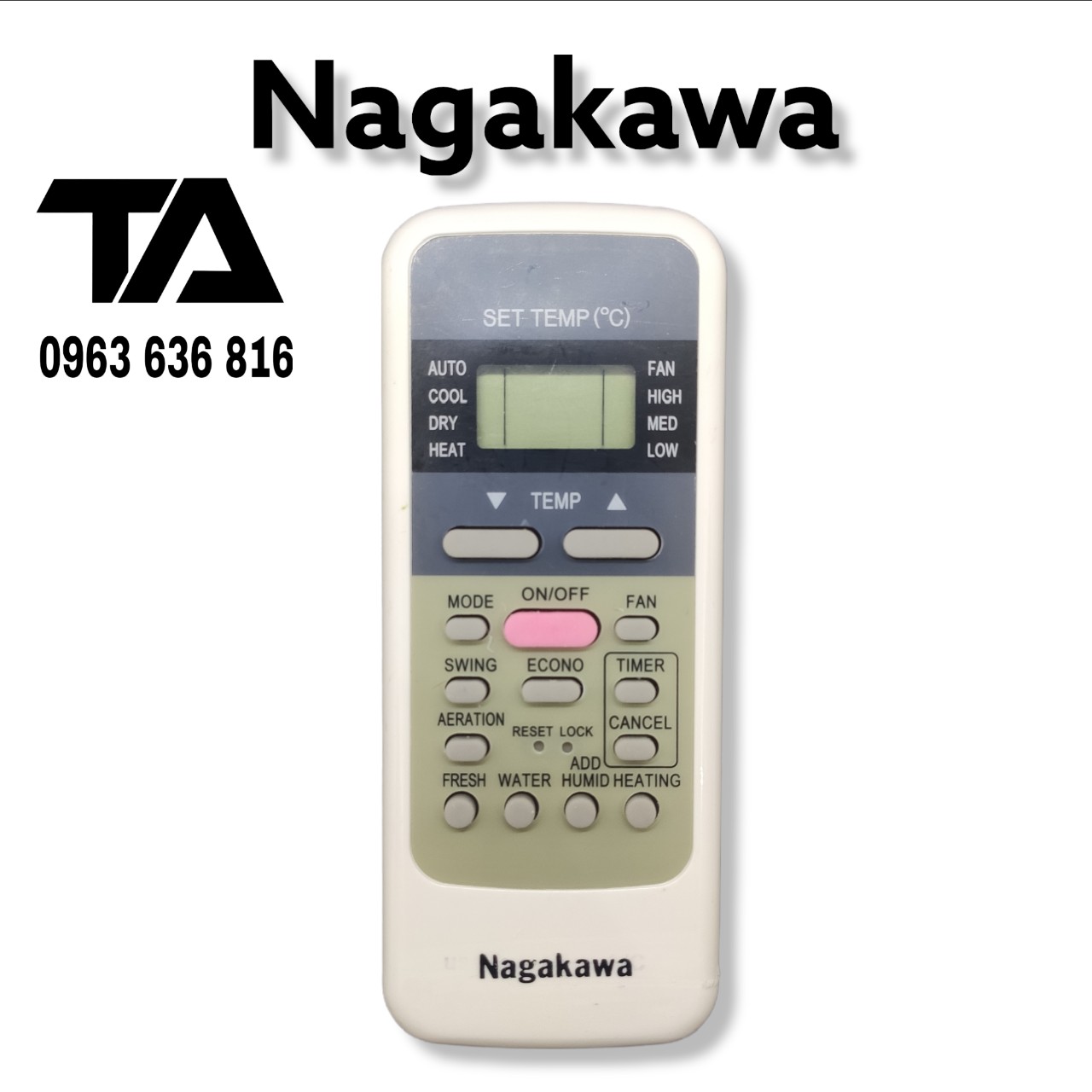 Remote máy lạnh Nagakawa - Điều khiển điều hòa Nagakawa các dòng