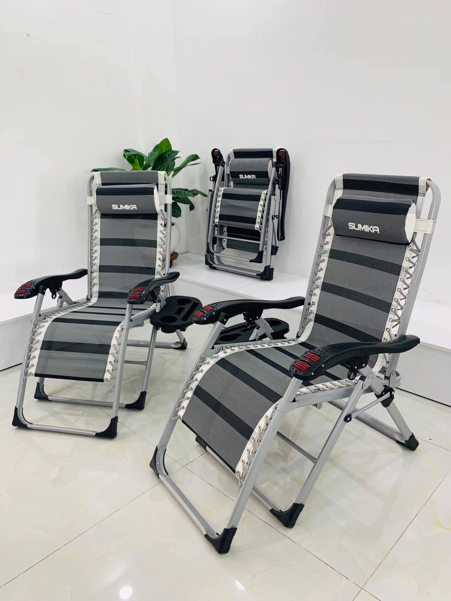 Ghế xếp thư giãn SUMIKA 199 - Mẫu mới nhất 2020, lăn tay massage.