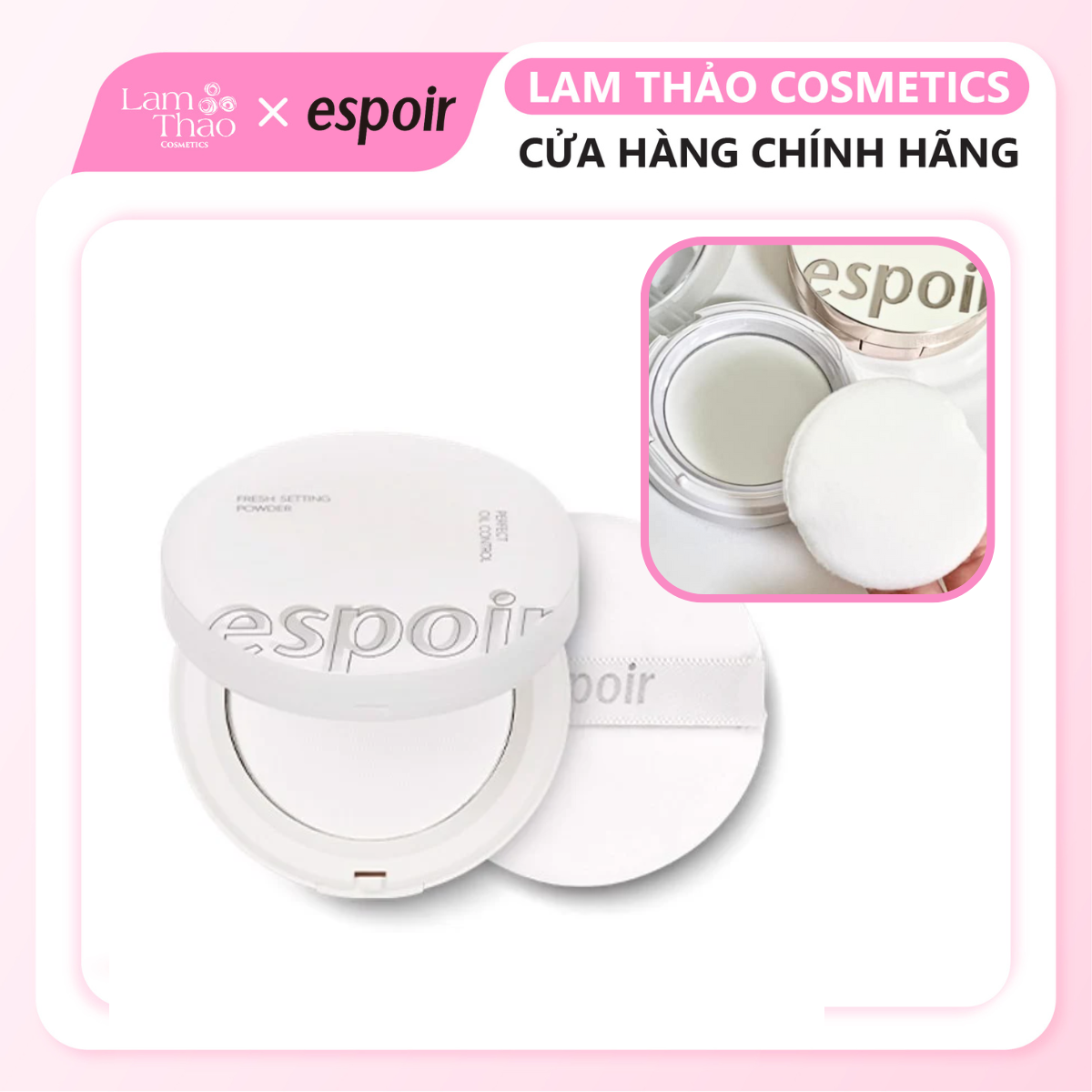 Phấn Phủ Kiềm Dầu Espoir Fresh Setting Powder