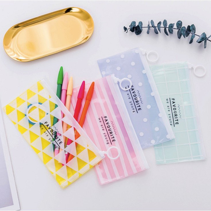 [HCM]Túi Zip Đựng Bút Có Khoá Kéo WE ARE YOUNG P098